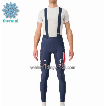 Fietsbroek Lang met Bretels 2023 Soudal Quick-Step Winter Thermal Fleece